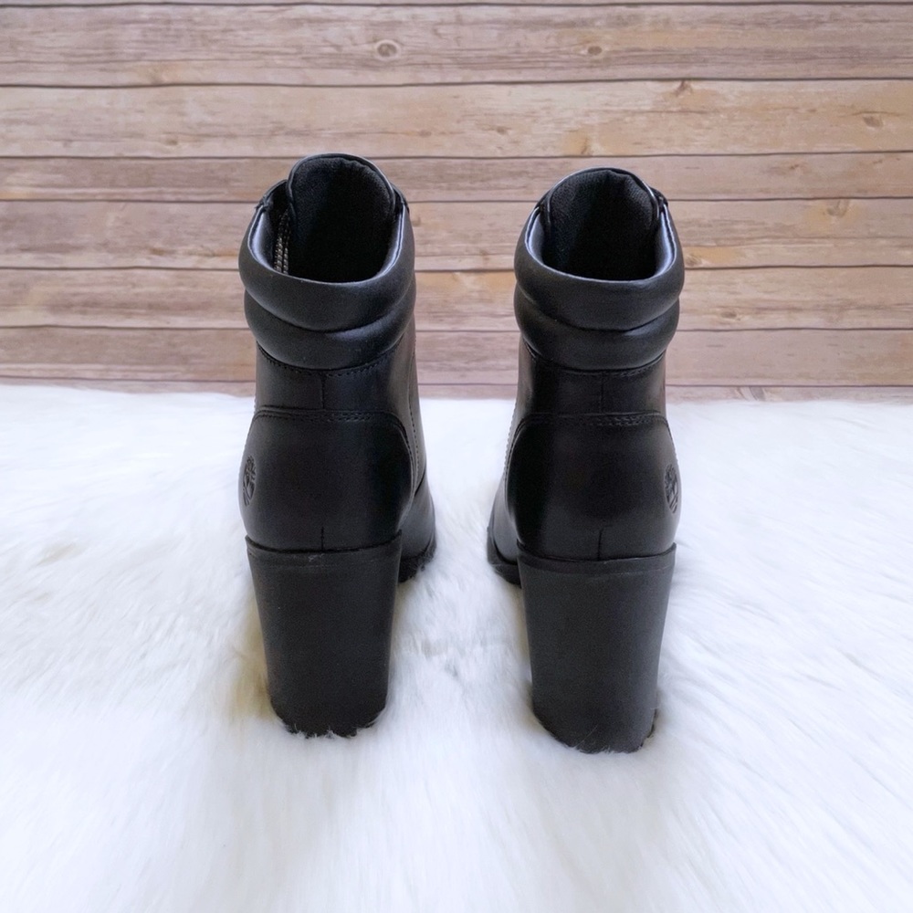 Timberland Allington Black Leather Hiker Boots - Picture 5 of 8